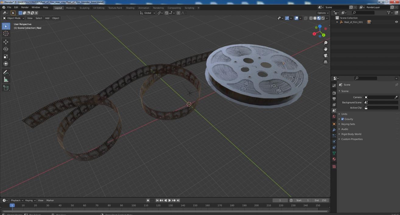 Reel of Film 3D