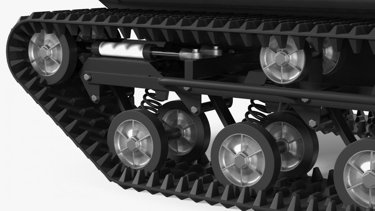 3D Track Vehicle No Roof Rigged model