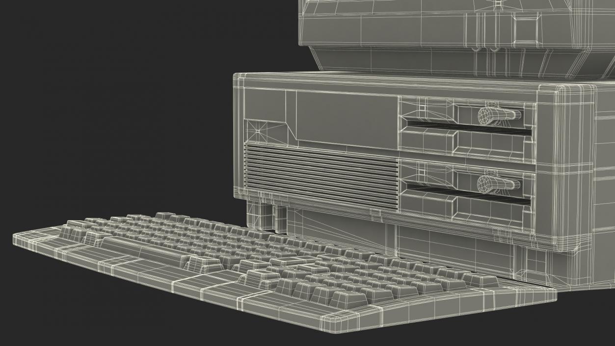 Japanese Retro Personal Computer Nec PC 98 3D