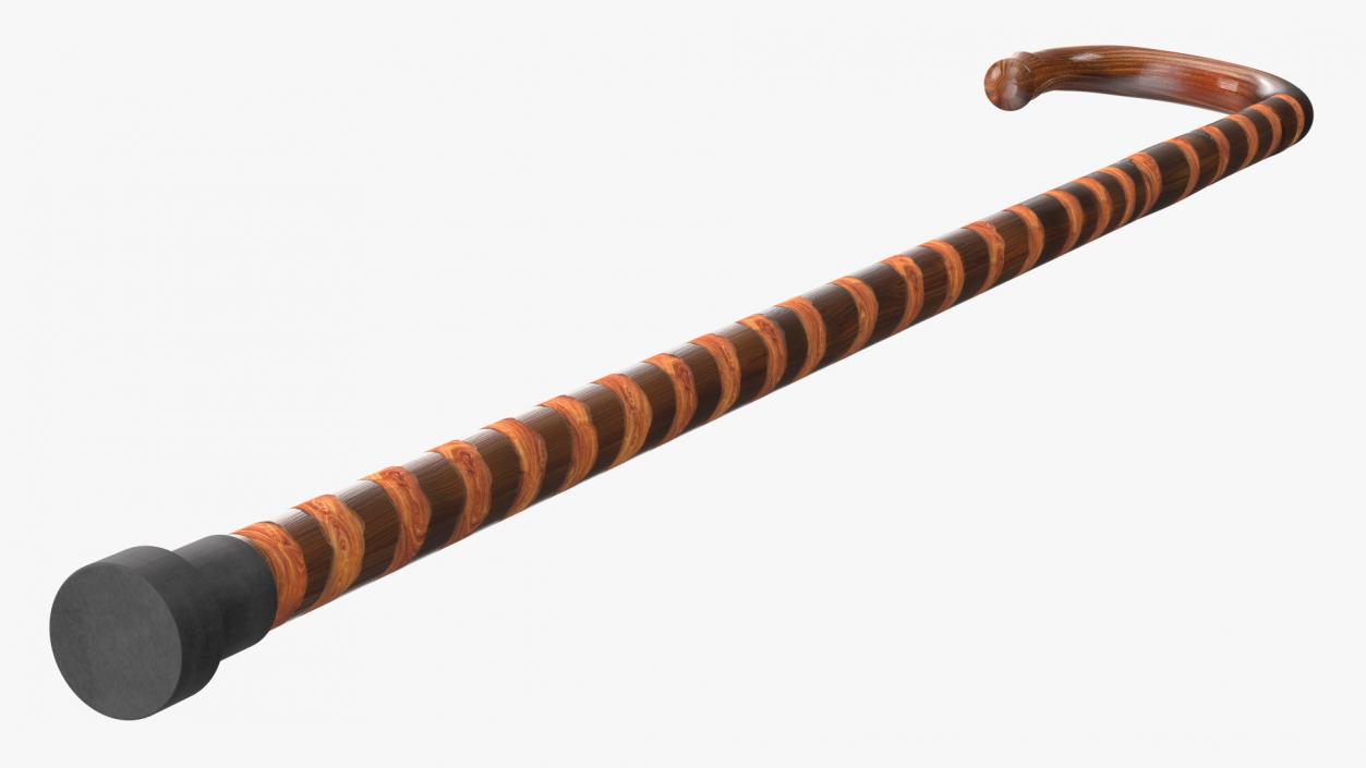 3D model Halloween Walking Stick Wooden