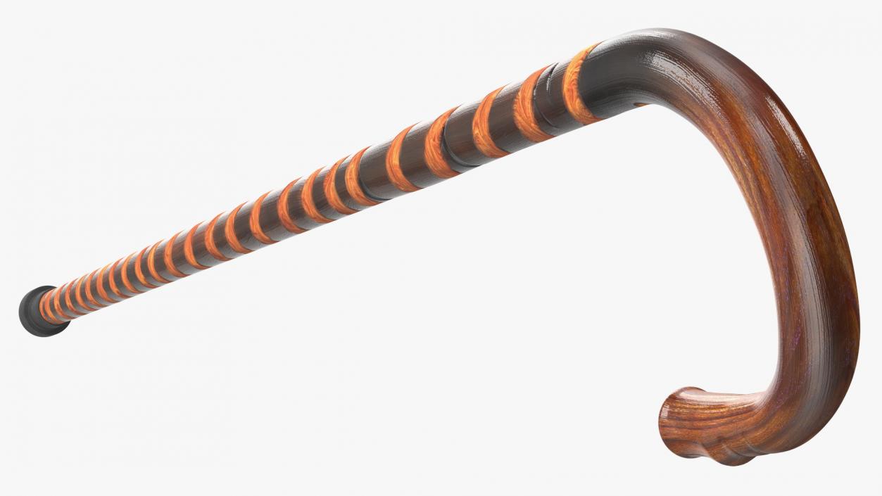 3D model Halloween Walking Stick Wooden