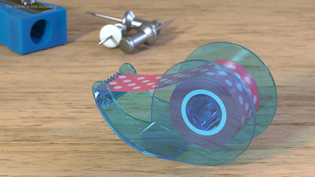 Mini Tape Dispenser 3D model