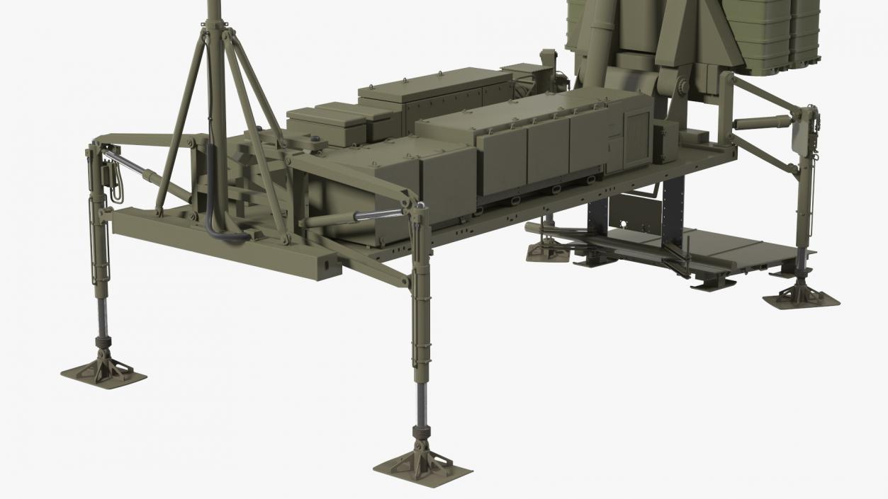 3D Air Defense Missile System Armed Position