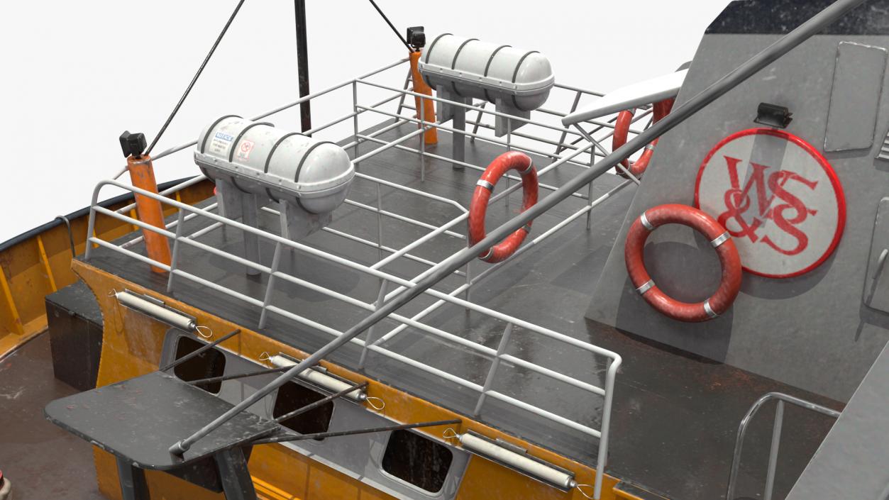 3D model Fishing Trawler