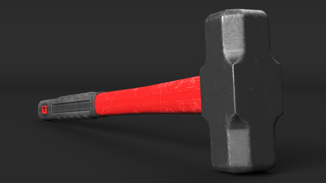 3D model Sledge Hammer Double Flat Face