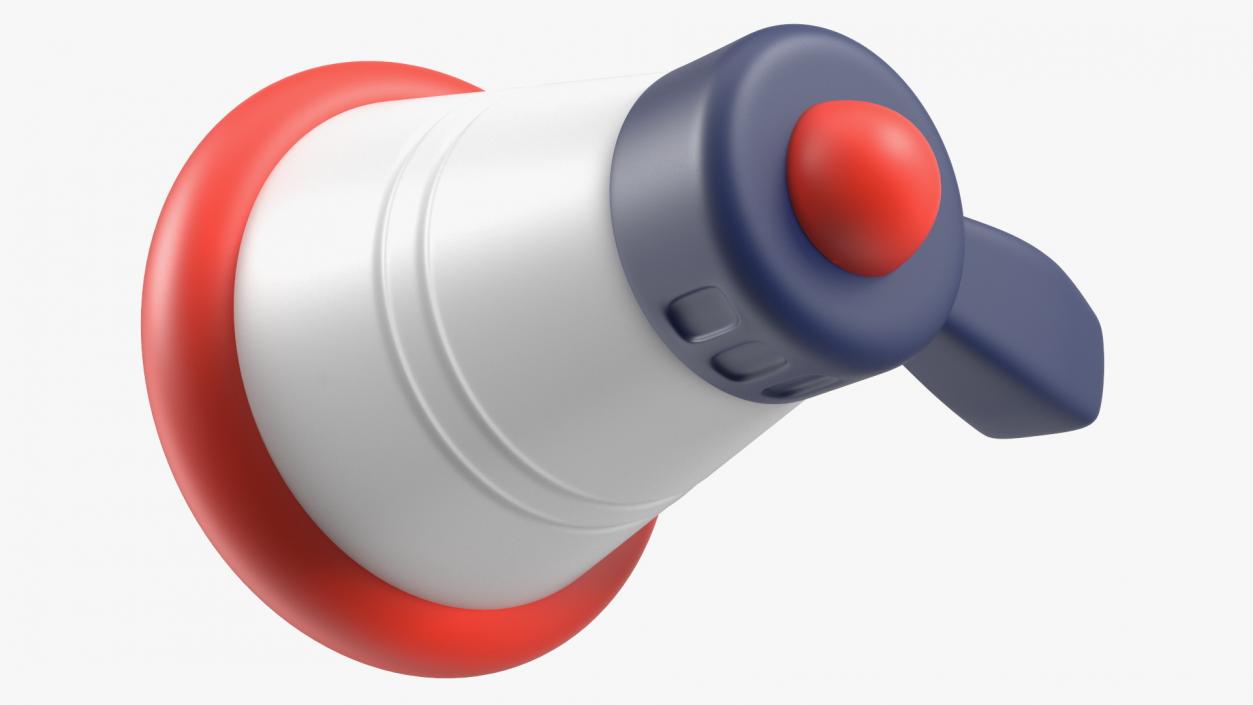 3D model Megaphone Loudspeaker Stylized Icon