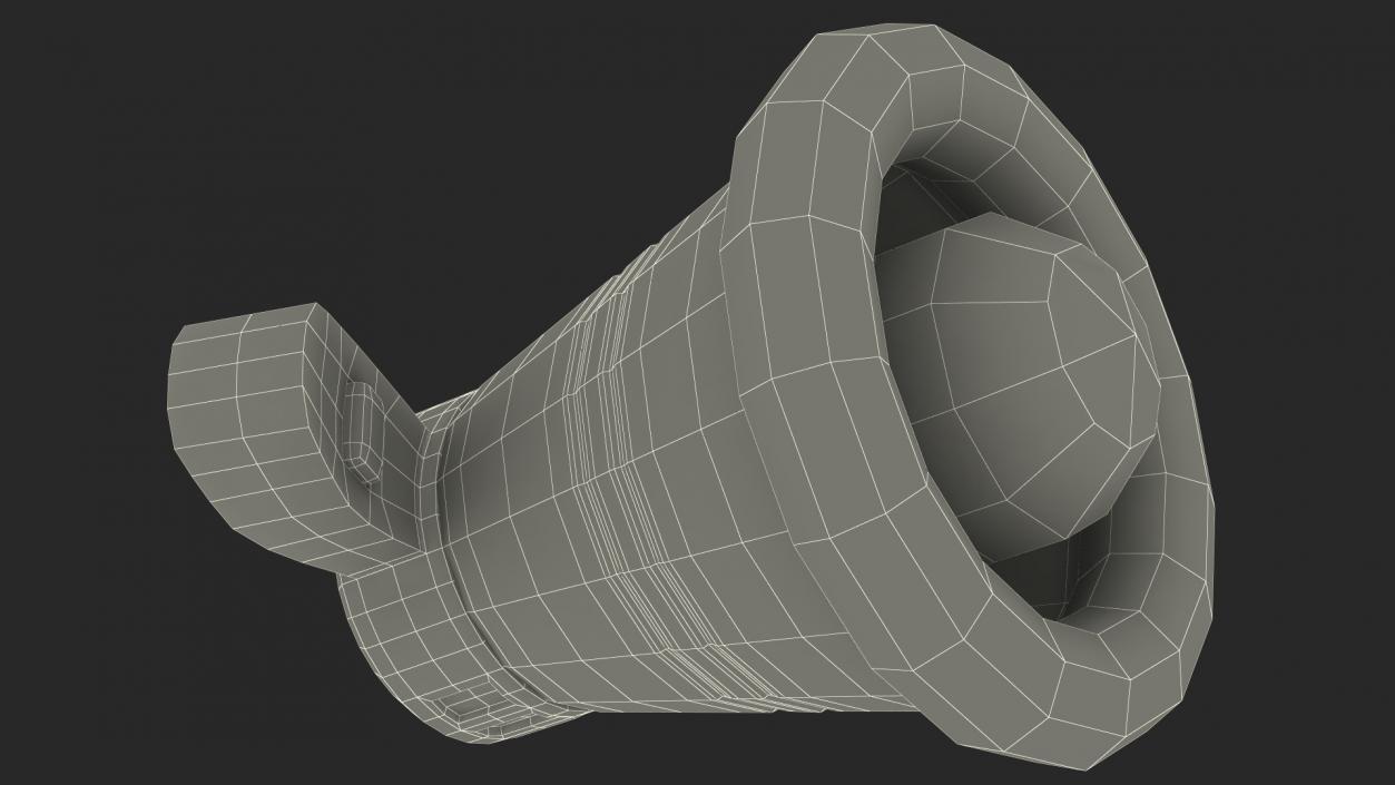 3D model Megaphone Loudspeaker Stylized Icon