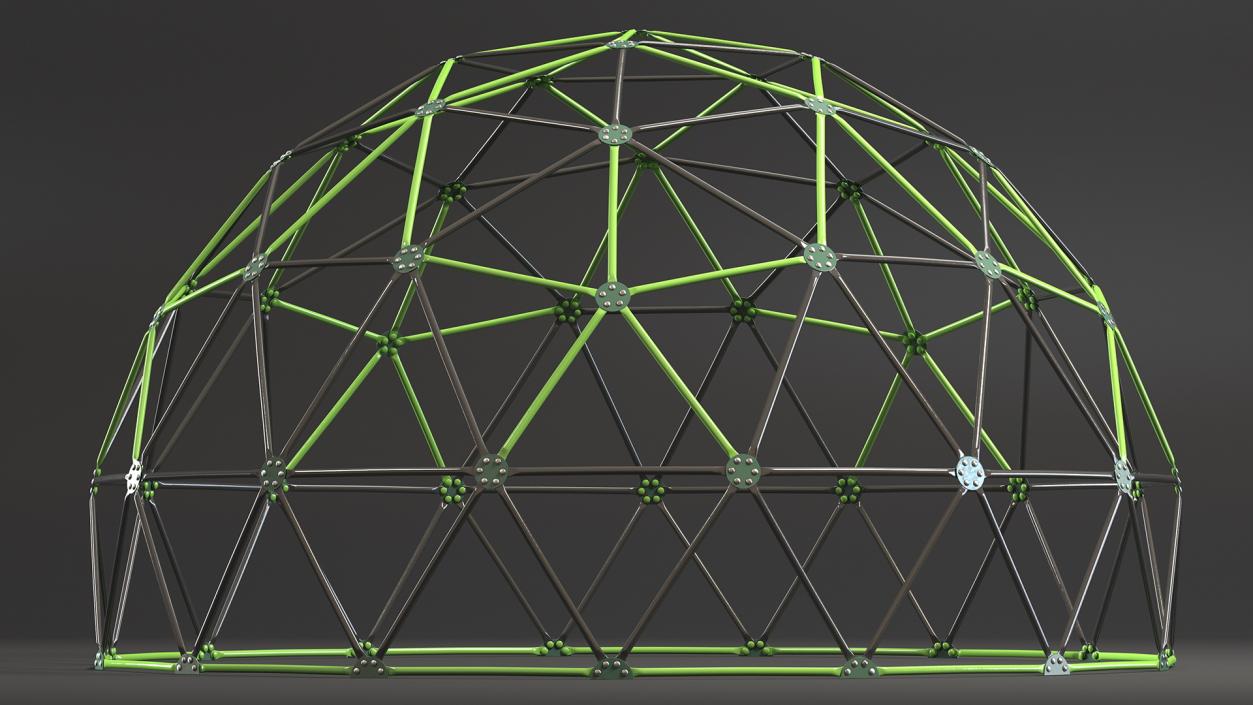 3D model Playground Kids Climbing-Dome Green