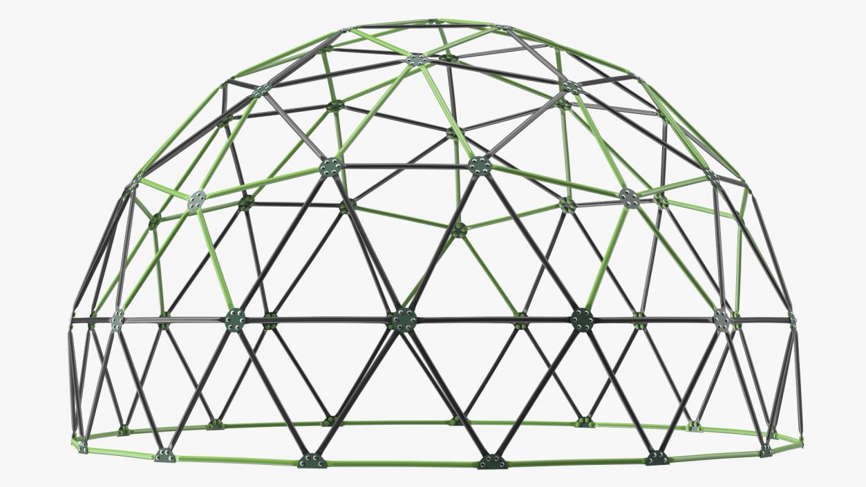 3D model Playground Kids Climbing-Dome Green