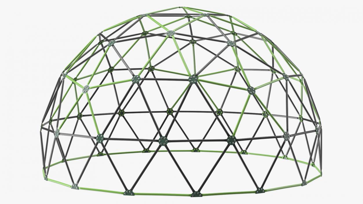 3D model Playground Kids Climbing-Dome Green