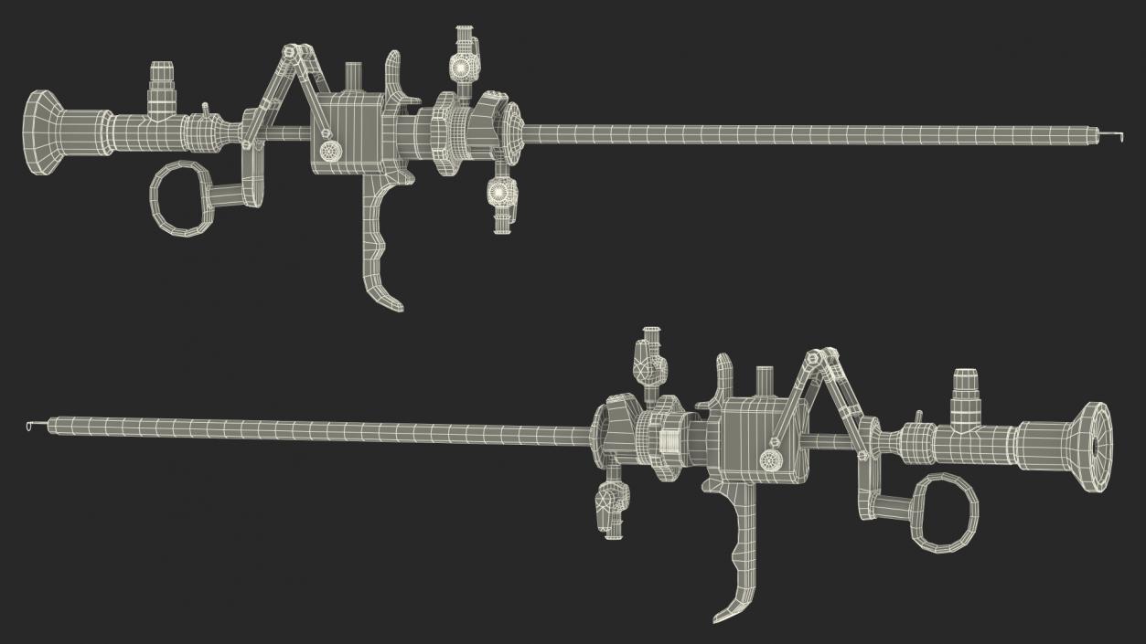 3D model Richard Wolf Resectoscope with Loop Electrode