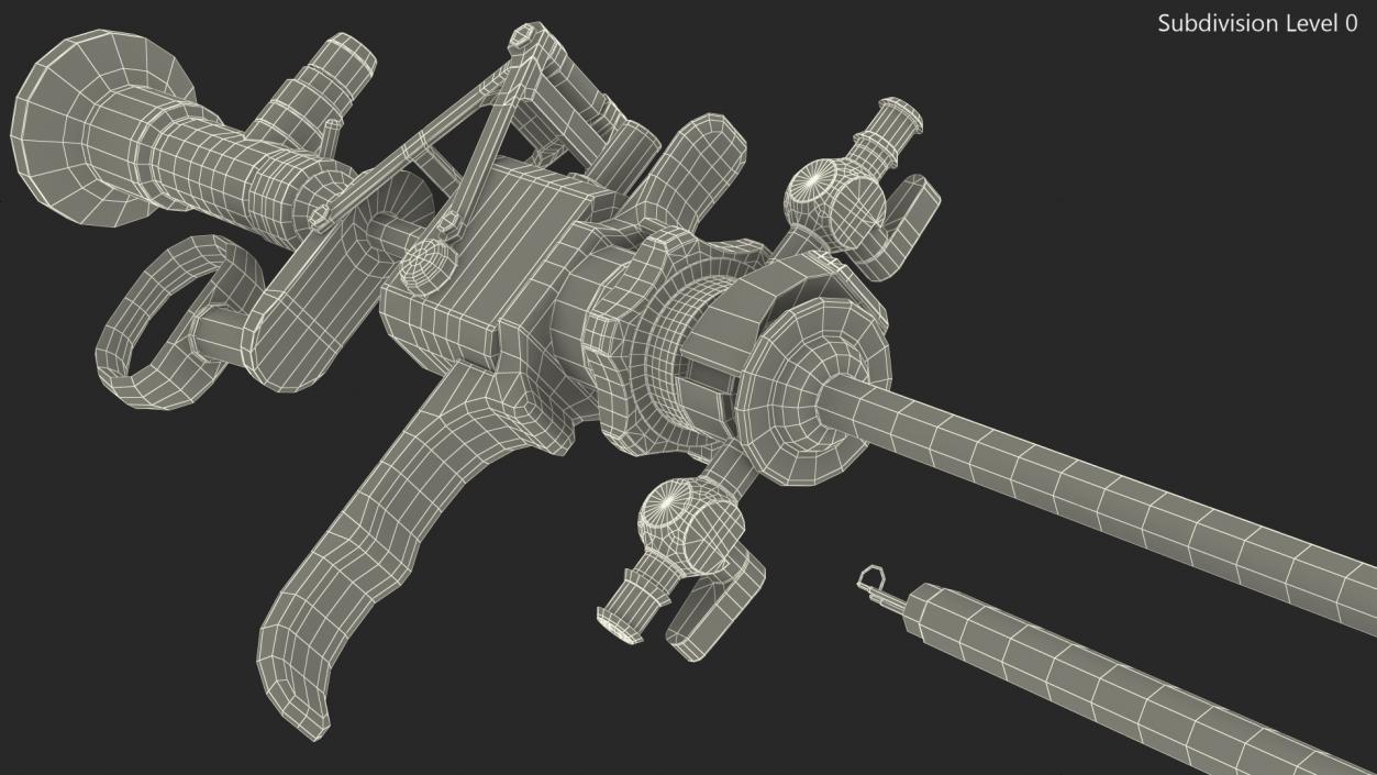 3D model Richard Wolf Resectoscope with Loop Electrode