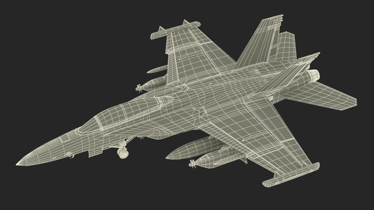 3D Boeing EA-18G Growler