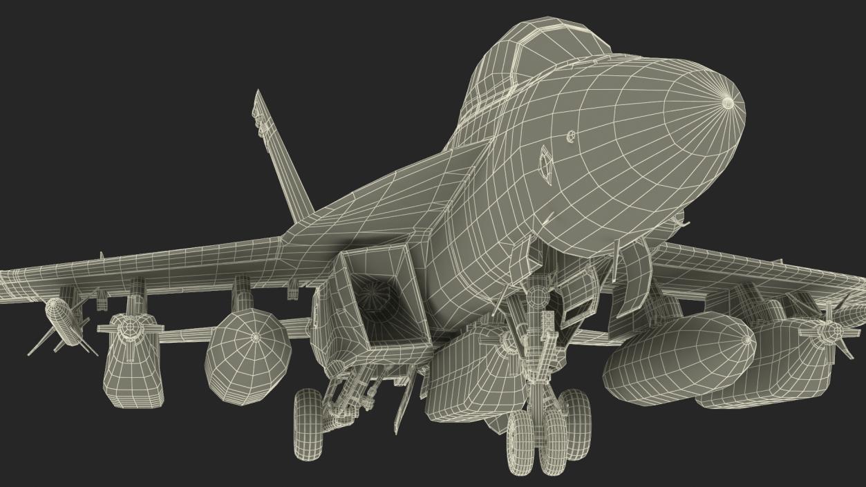 3D Boeing EA-18G Growler