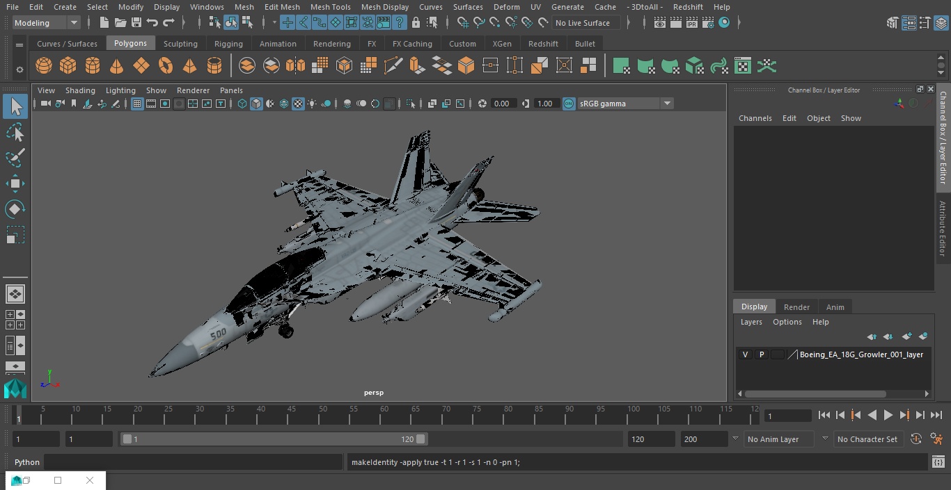 3D Boeing EA-18G Growler