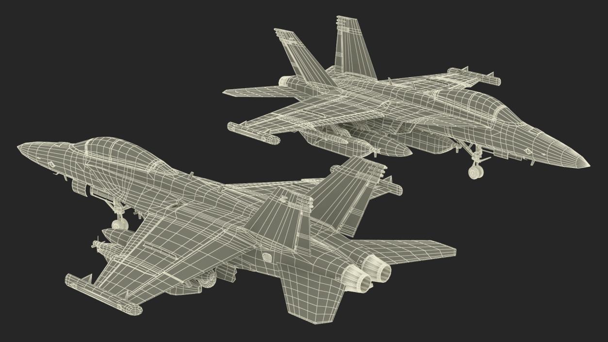 3D Boeing EA-18G Growler