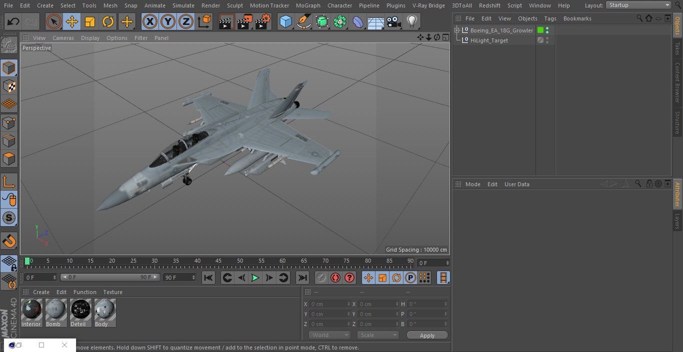 3D Boeing EA-18G Growler