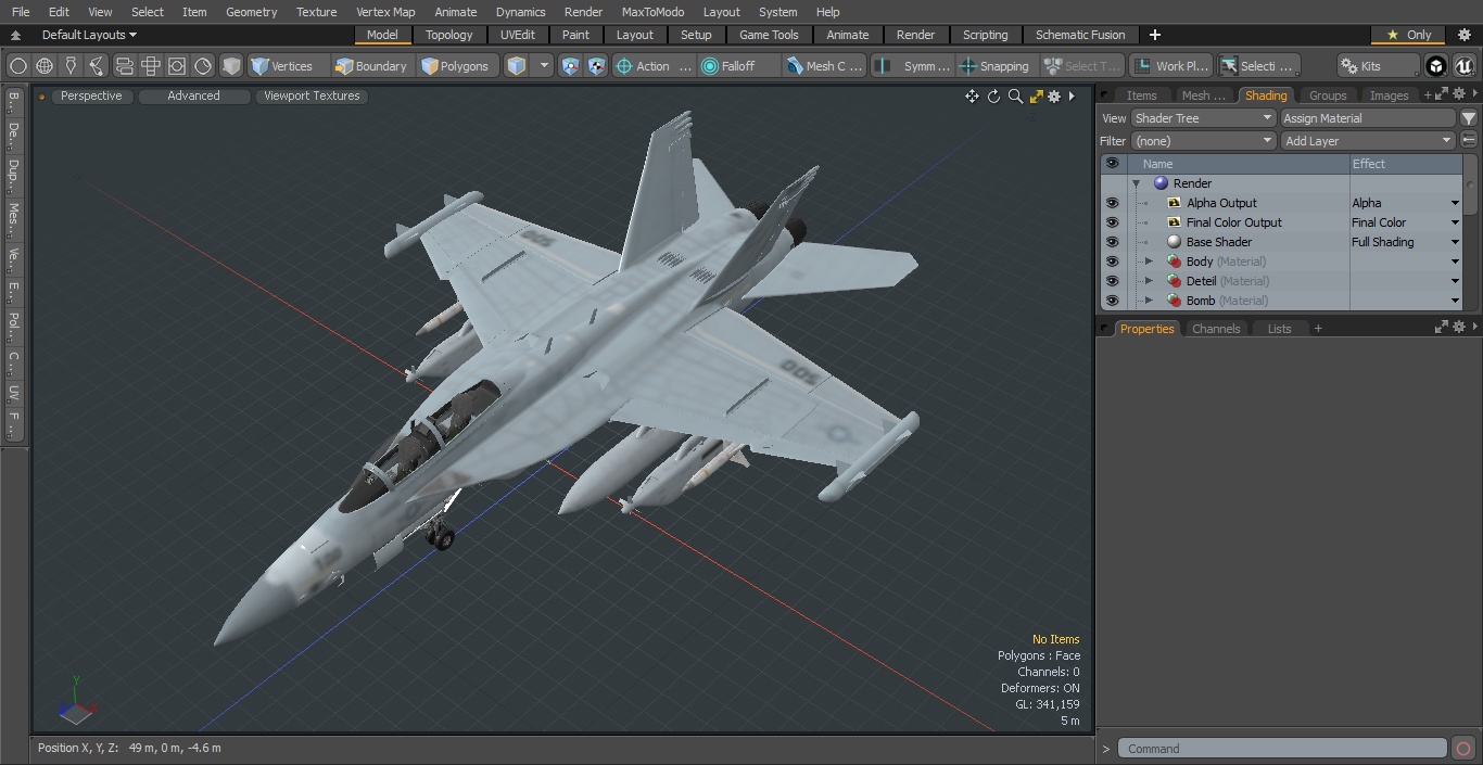 3D Boeing EA-18G Growler