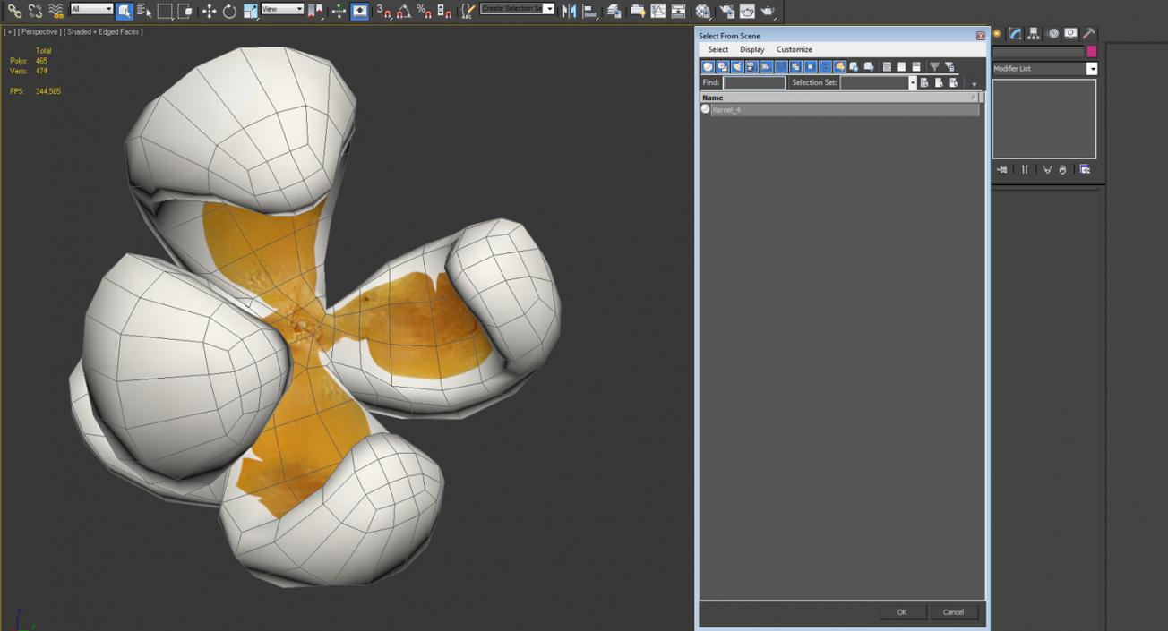 3D One Popcorn Kernel model