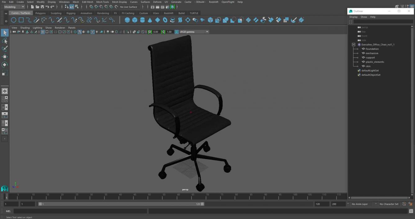 Executive Office Chair 3D