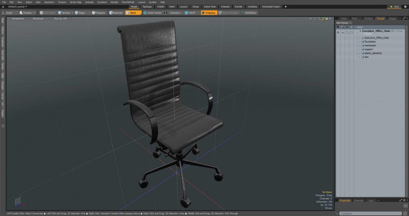 Executive Office Chair 3D