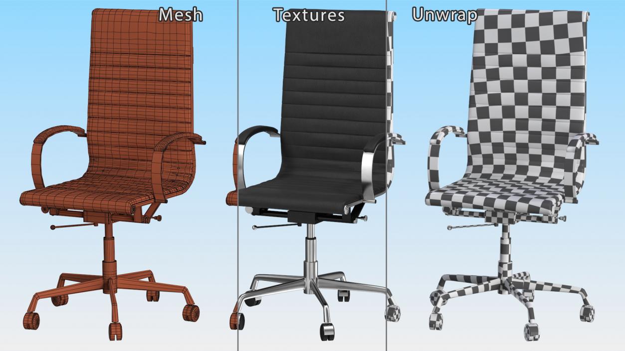 Executive Office Chair 3D