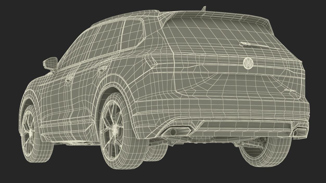 Volkswagen Touareg 2024 Red 2 3D model