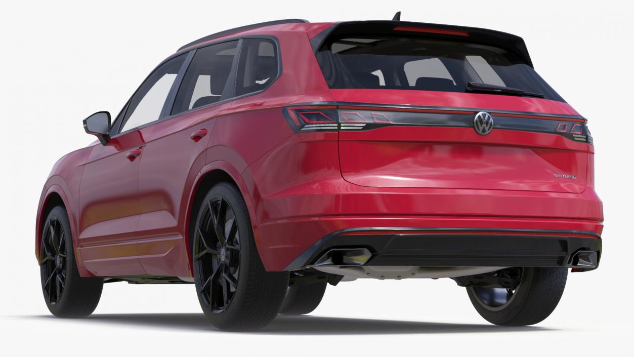 Volkswagen Touareg 2024 Red 2 3D model