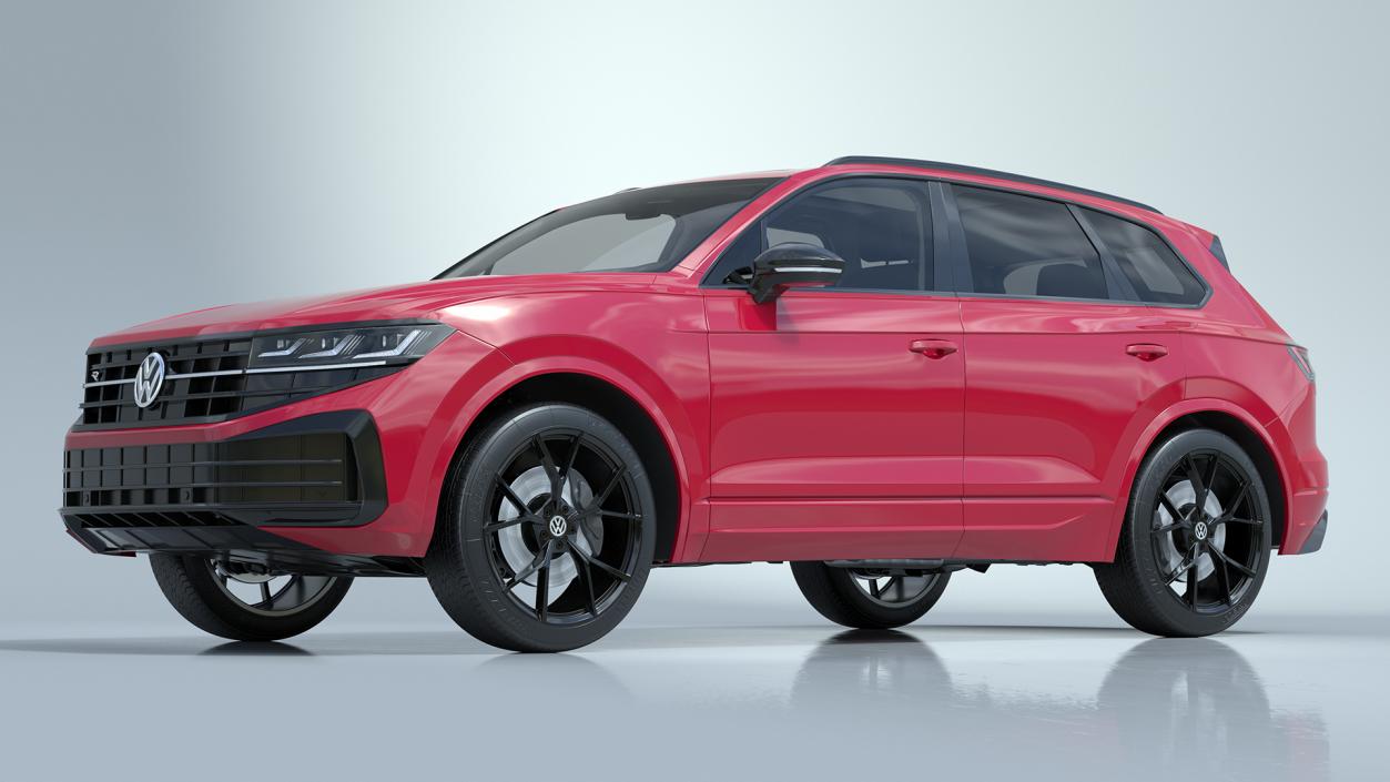 Volkswagen Touareg 2024 Red 2 3D model