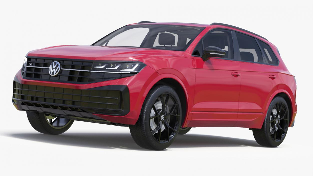 Volkswagen Touareg 2024 Red 2 3D model