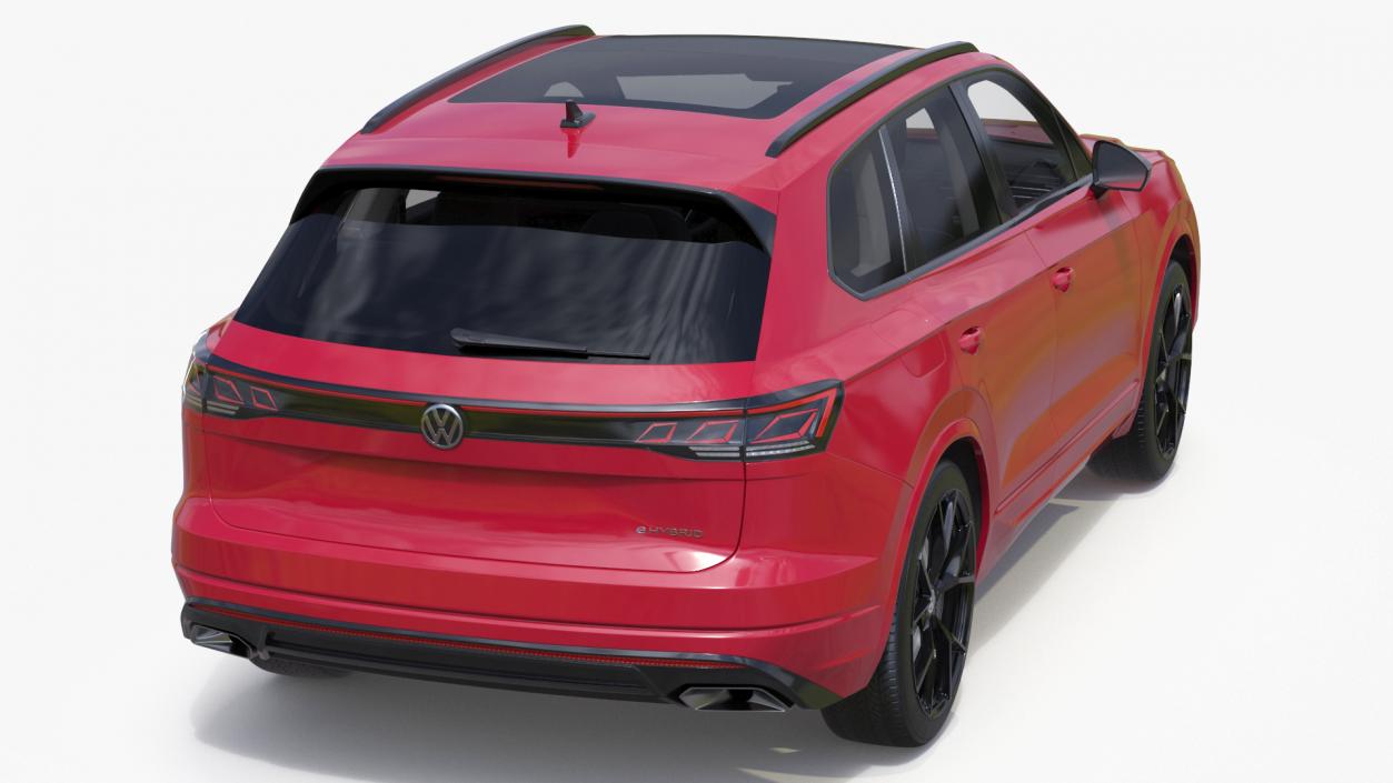 Volkswagen Touareg 2024 Red 2 3D model