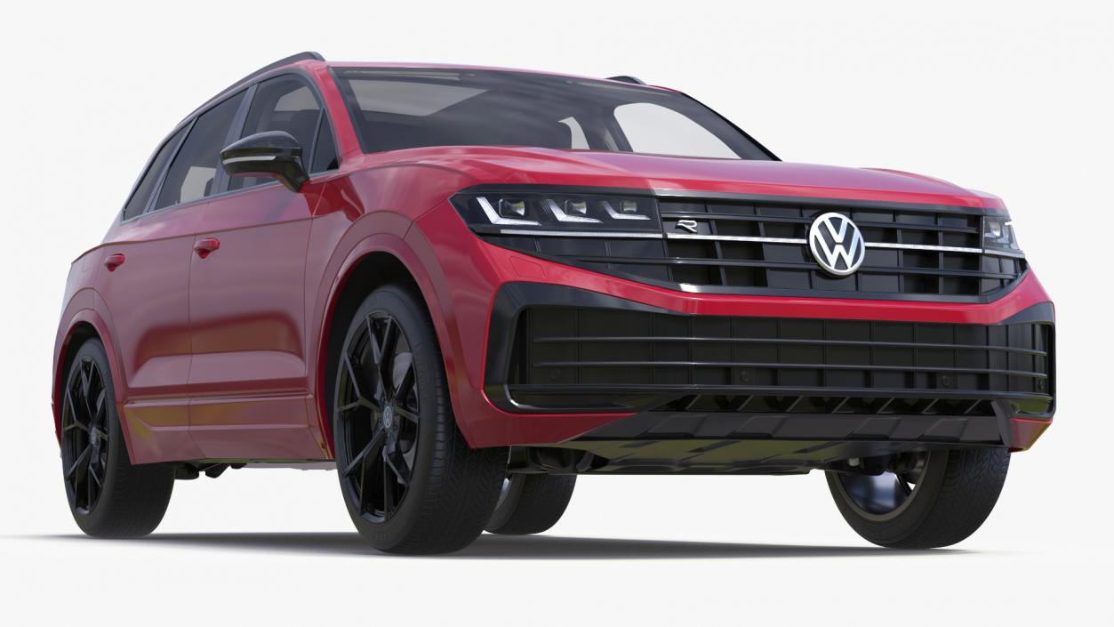 Volkswagen Touareg 2024 Red 2 3D model