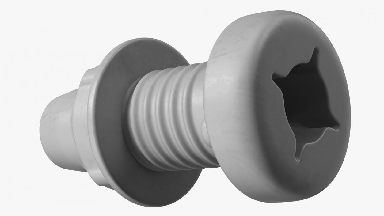 Plastic Fasteners 2 3D model