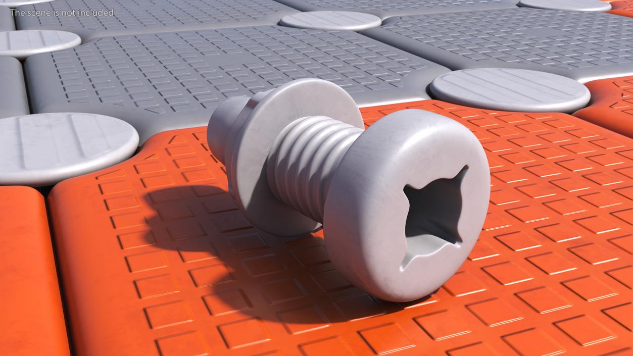 Plastic Fasteners 2 3D model