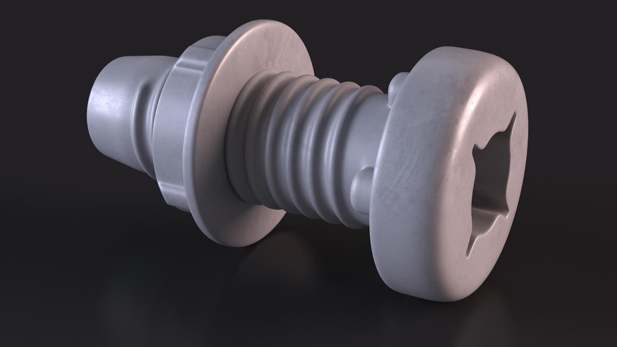 Plastic Fasteners 2 3D model