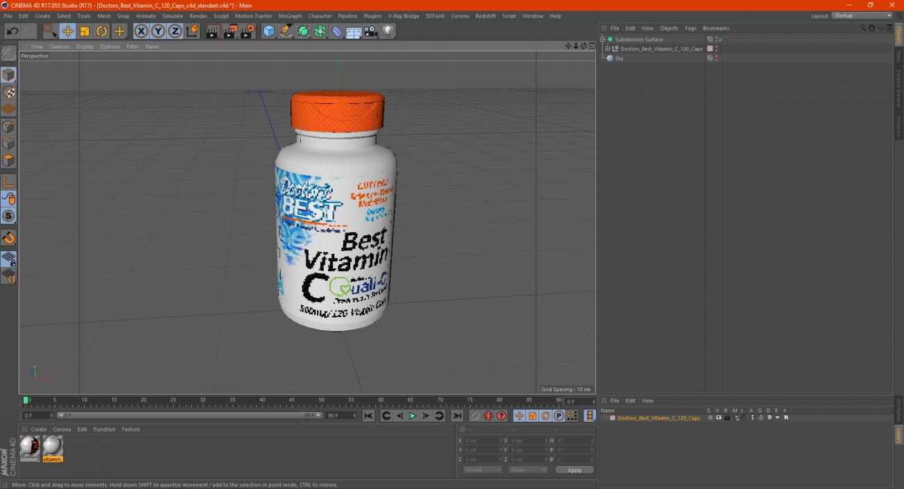 3D Doctors Best Vitamin C 120 Caps