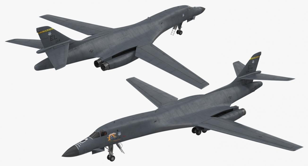 3D Strategic Bomber Rockwell B-1 Lancer