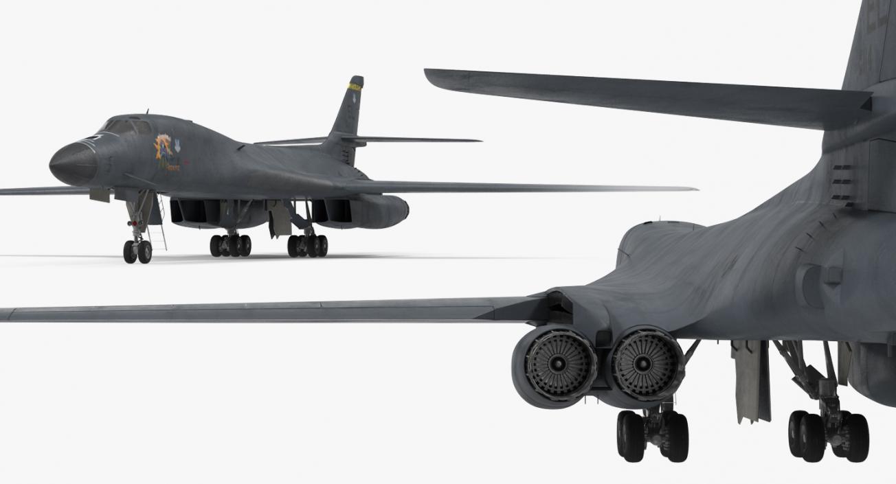 3D Strategic Bomber Rockwell B-1 Lancer