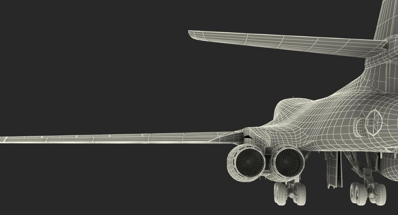 3D Strategic Bomber Rockwell B-1 Lancer