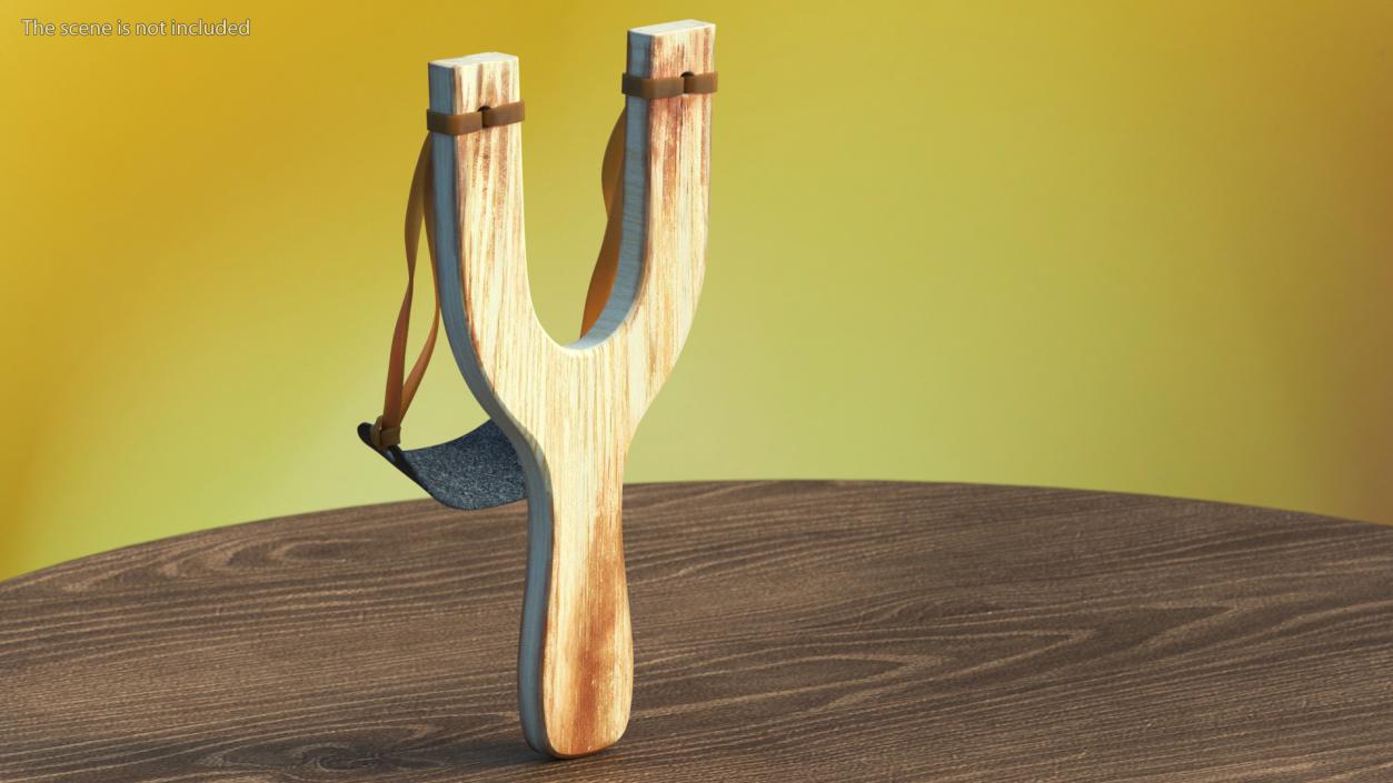 Wooden Catapult Bright 3D