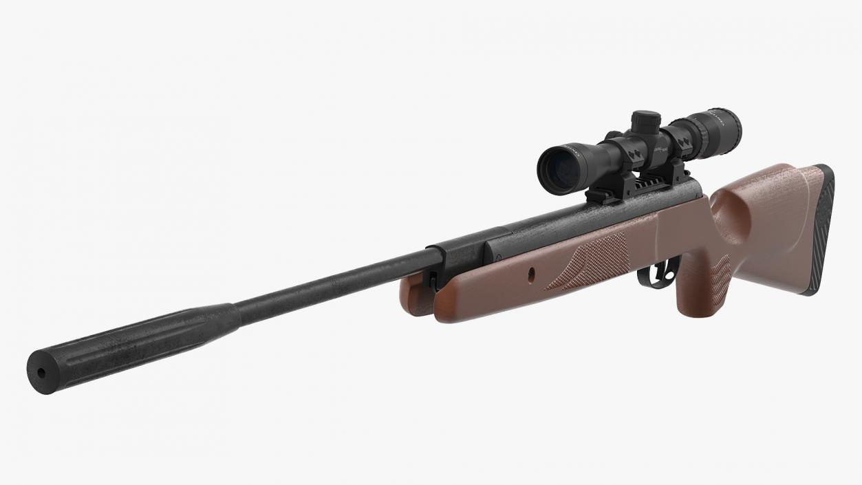 3D Crosman Nitro Venom Break Barrel Air Rifle with Scope model