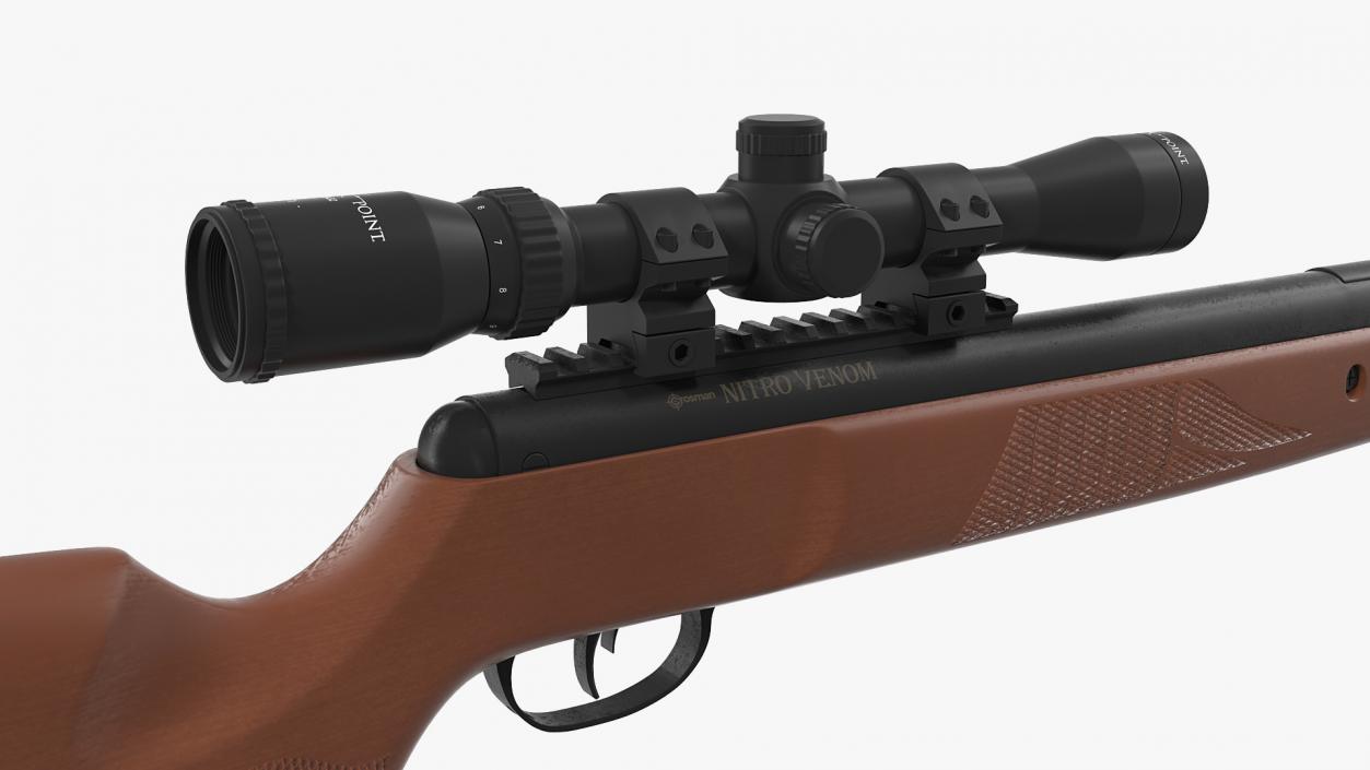 3D Crosman Nitro Venom Break Barrel Air Rifle with Scope model