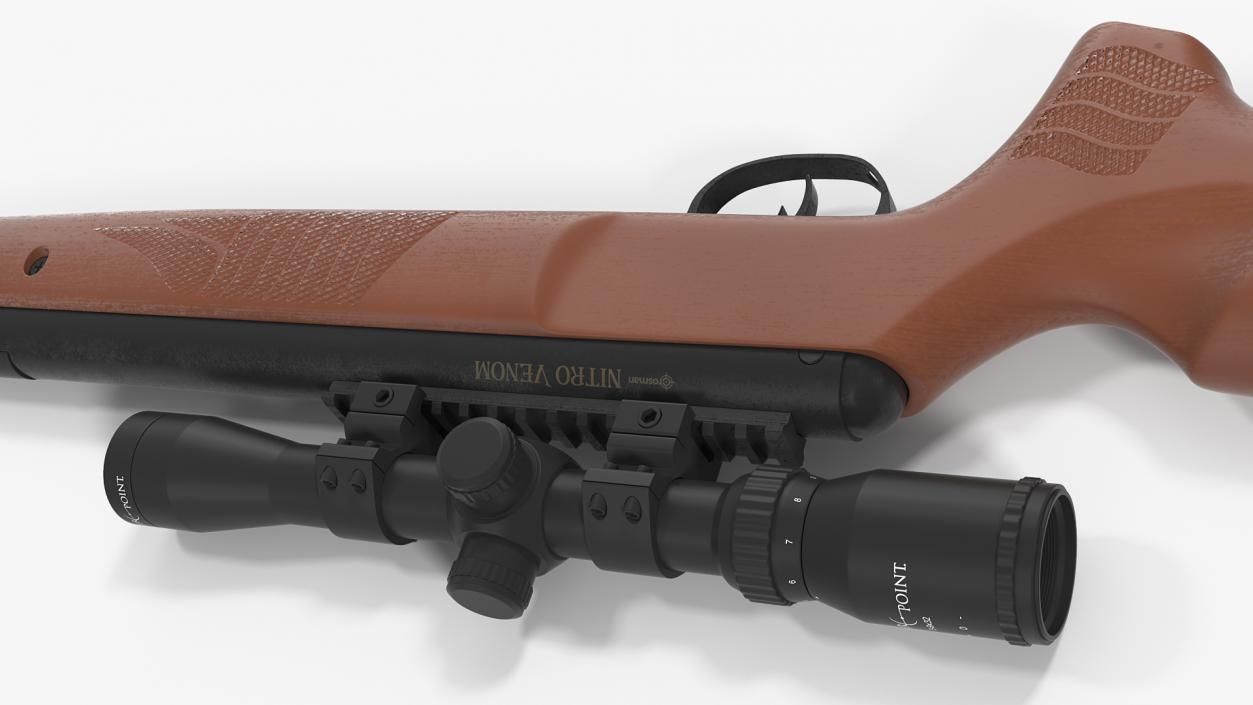 3D Crosman Nitro Venom Break Barrel Air Rifle with Scope model