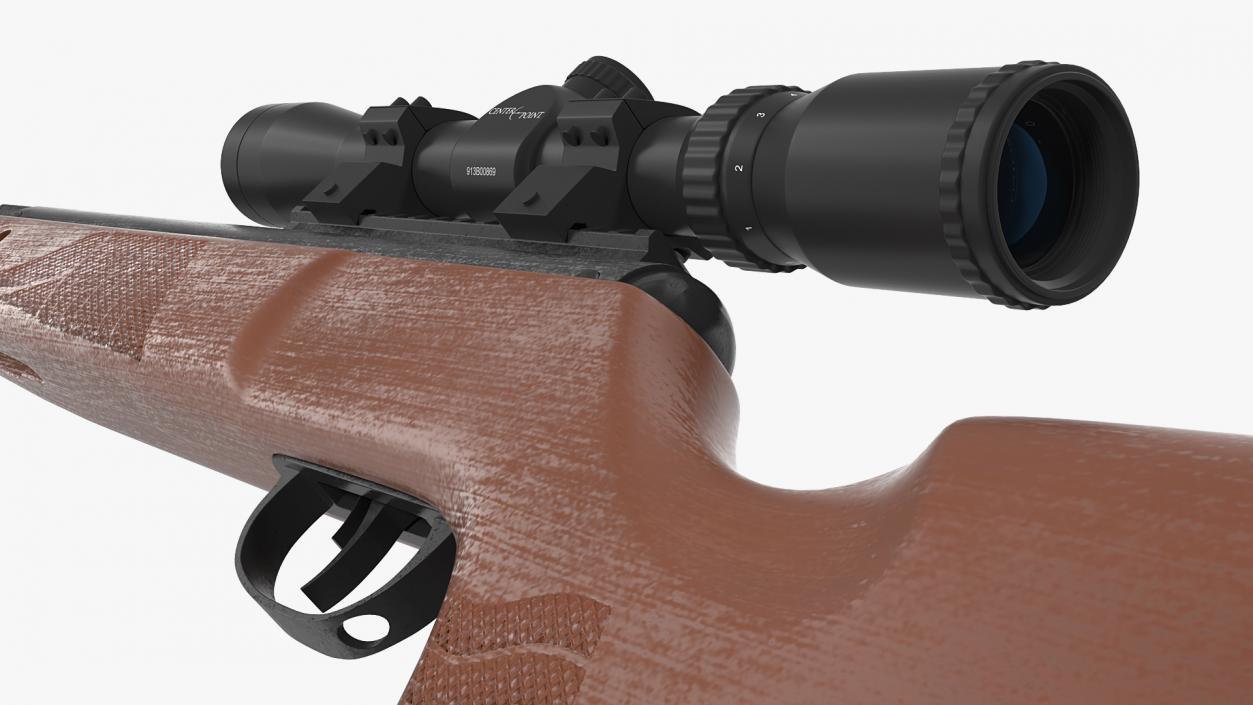 3D Crosman Nitro Venom Break Barrel Air Rifle with Scope model