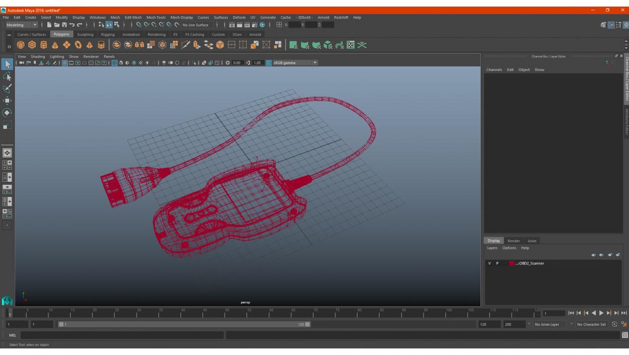 OBD2 Scanner 3D