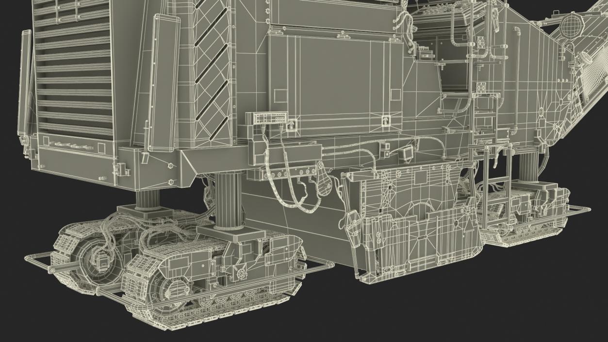 3D model Cold Milling Machine