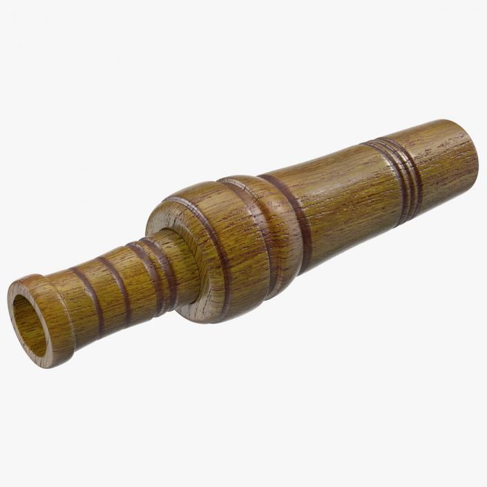 3D model Outdoor Wood Duck Call Whistle