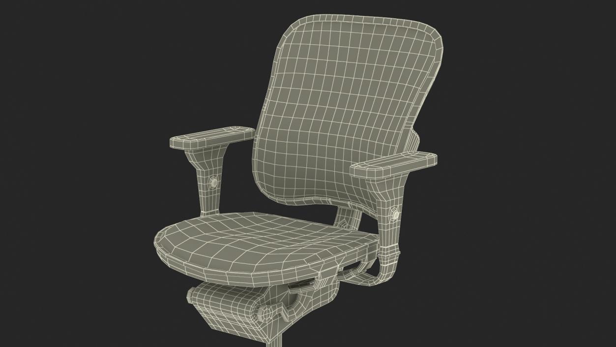 Ergonomic Mesh Office Chair 3D