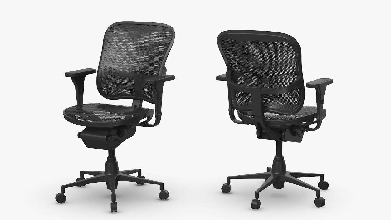 Ergonomic Mesh Office Chair 3D