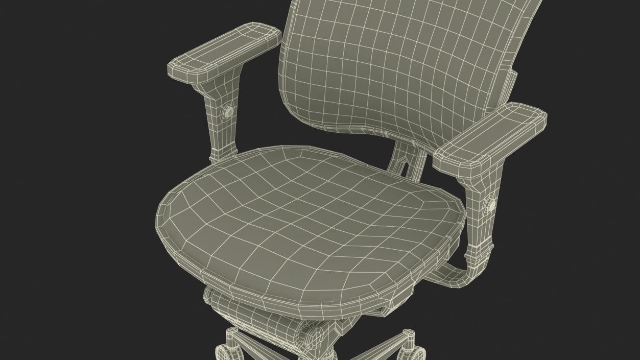 Ergonomic Mesh Office Chair 3D